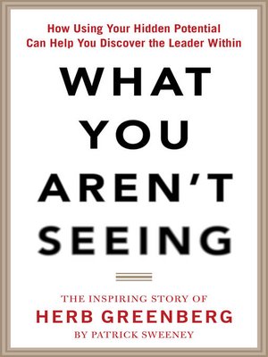 cover image of What You Aren't Seeing